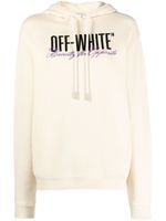 Off-White hoodie Big Logo Opposite en coton - Tons neutres