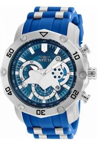 Horlogeband Invicta 22796.01 Rubber Blauw 26mm