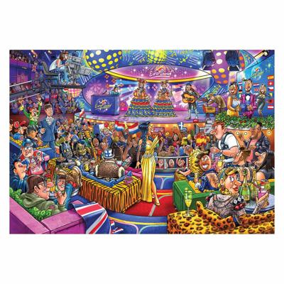 Jumbo Wasgij mystery 25 - eurosound contest! puzzel, 1000st.