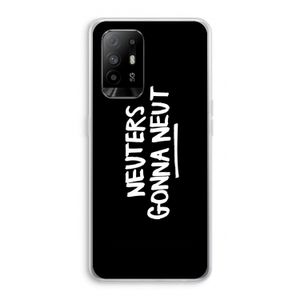 Neuters (zwart): Oppo A94 5G Transparant Hoesje