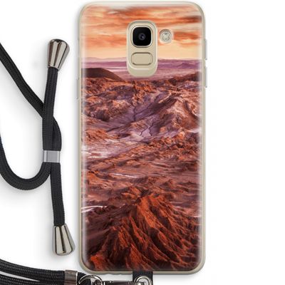Mars: Samsung Galaxy J6 (2018) Transparant Hoesje met koord