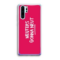 Neuters (roze): Huawei P30 Pro Transparant Hoesje