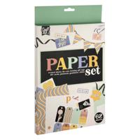 Creative Craft Group Knutsel papier met print gemend a4 Creative Craft Group Knutsel papier met print gemend a4