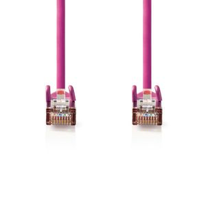 CAT5e SF/UTP-Netwerkkabel | RJ45 Male - RJ45 Male | 3,0 m | Roze