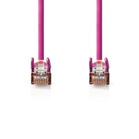 CAT5e SF/UTP-Netwerkkabel | RJ45 Male - RJ45 Male | 3,0 m | Roze - thumbnail