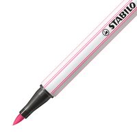 STABILO Pen 68 brush, premium brush viltstift, roze, per stuk - thumbnail