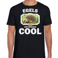 T-shirt egels are serious cool zwart heren - egels/ egel shirt 2XL  -