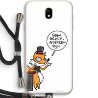 Geen Gezeik: Samsung Galaxy J7 (2017) Transparant Hoesje met koord