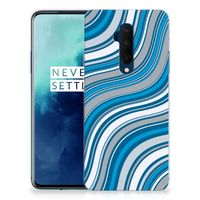 OnePlus 7T Pro TPU bumper Waves Blue - thumbnail