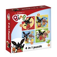 Bambolino Toys Bing 4 in 1 Puzzel (4+6+9+16) - thumbnail