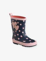 Regenlaarzen voor kinderen, kleutercollectie blauw, bedrukt