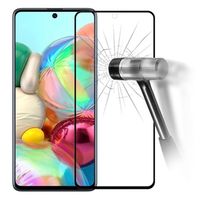 Prio 3D Samsung Galaxy A71 Screenprotector van gehard glas - 9H - Zwart - thumbnail