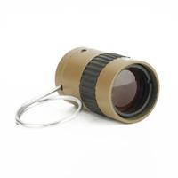 2.5x17.5mm Mini Pocket miniatuur telescoop met vinger gesp (goud)