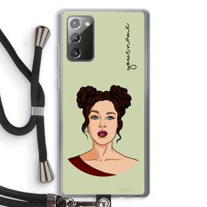 Pop-Art Creator: Samsung Galaxy Note 20 / Note 20 5G Transparant Hoesje met koord