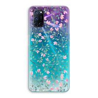 Sierlijke bloemen: Oppo A92 Transparant Hoesje
