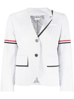 Thom Browne blazer à rayures - Gris - thumbnail