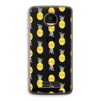 Ananas: Motorola Moto Z Force Transparant Hoesje