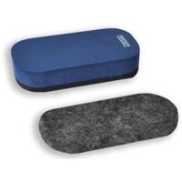 Desq magnetische whiteboardwisser + navulling, blauw