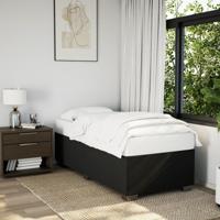 Bedframe zonder matras 90x200 cm stof zwart