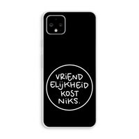 Vriendelijkheid: Pixel 4 XL Transparant Hoesje