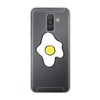 Spiegelei: Samsung Galaxy A6 Plus (2018) Transparant Hoesje