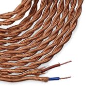 Kabel EDM 11873 C12 Gouden 2 x 0,75 mm 5 m