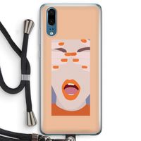 Surprise: Huawei P20 Transparant Hoesje met koord