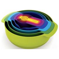 Joseph Joseph 40031 nest Plus Schüssel set 9-delig, meerkleurig