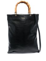 Jil Sander sac cabas en cuir - Noir