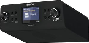 TechniSat DIGITRADIO 21 Onderbouwradio DAB+, VHF (FM) AUX, Bluetooth Wekfunctie Zwart