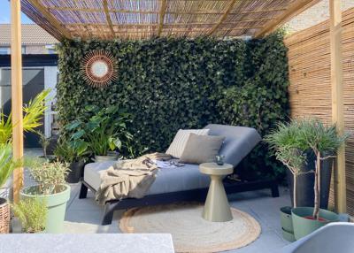 Mexico ligbed 200x85 cm. - Sunbrella/Light grey