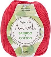 Stylecraft Naturals - Bamboo + Cotton DK 7136 Rouge