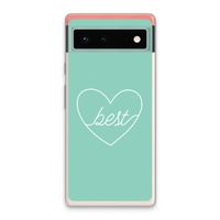 Best heart pastel: Google Pixel 6 Transparant Hoesje
