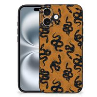 Dierenprint Telefoonhoesje voor iPhone 16 Plus Snakes