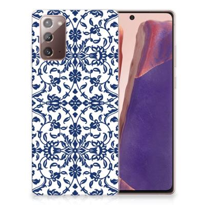 Samsung Note 20 | TPU Case | Flower Blue
