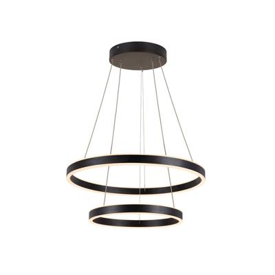 SLV Led hanglampOne 2-rings Ø 60cm zwart - 1004765