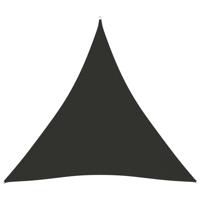Zonnescherm driehoekig 3x3x3 m oxford stof antracietkleurig - thumbnail