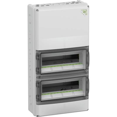 Spelsberg 73362852 AK 28 Plus UL Kleine verdeelkast Opbouw (op muur), Wand Aantal groepen: 28 Aantal rijen: 2 Inhoud: 1 stuk(s)