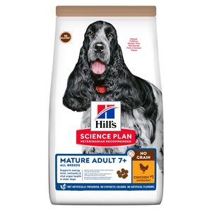 Hill's Science Plan No Grain Hondenvoer Kip - Mature Adult - 14 kg