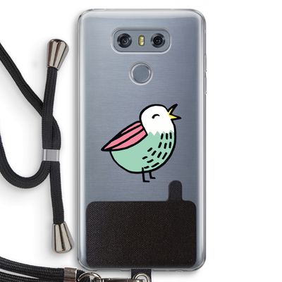 Birdy: LG G6 Transparant Hoesje met koord