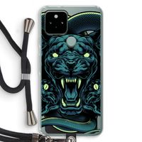 Cougar and Vipers: Pixel 5 Transparant Hoesje met koord