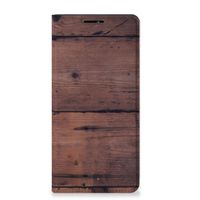 Motorola Edge 20 Pro Book Wallet Case Old Wood