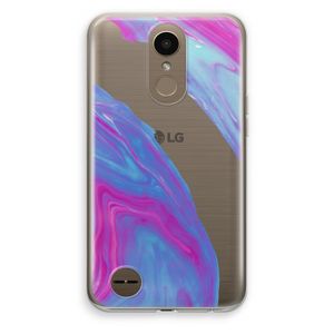 Zweverige regenboog: LG K10 (2017) Transparant Hoesje