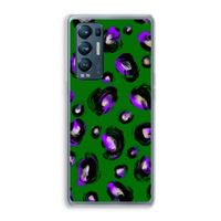 Green Cheetah: Oppo Find X3 Neo Transparant Hoesje