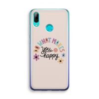 Happy days: Huawei P Smart (2019) Transparant Hoesje
