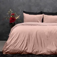 Sleeptime Velvet Uni Dekbedovertrek Roze