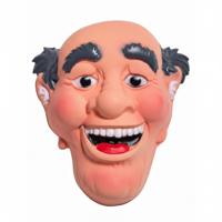 Abraham 3D masker - 50 jaar verjaardag versiering - tuinpop decoratie - 28 x 23 cm