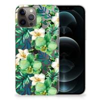 iPhone 12 Pro Max | TPU Case | Orchidee Groen iPhone 12 Pro Max | TPU Case | Orchidee Groen