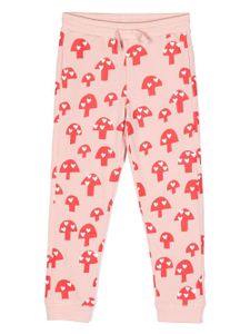 Stella McCartney Kids pantalon de jogging à imprimé graphique - Rose