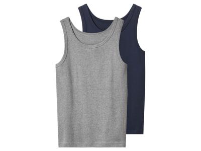 esmara Set van 2 kinder hemden (Grijs/donkerblauw, 158/164) esmara Set van 2 kinder hemden (Grijs/donkerblauw, 158/164)